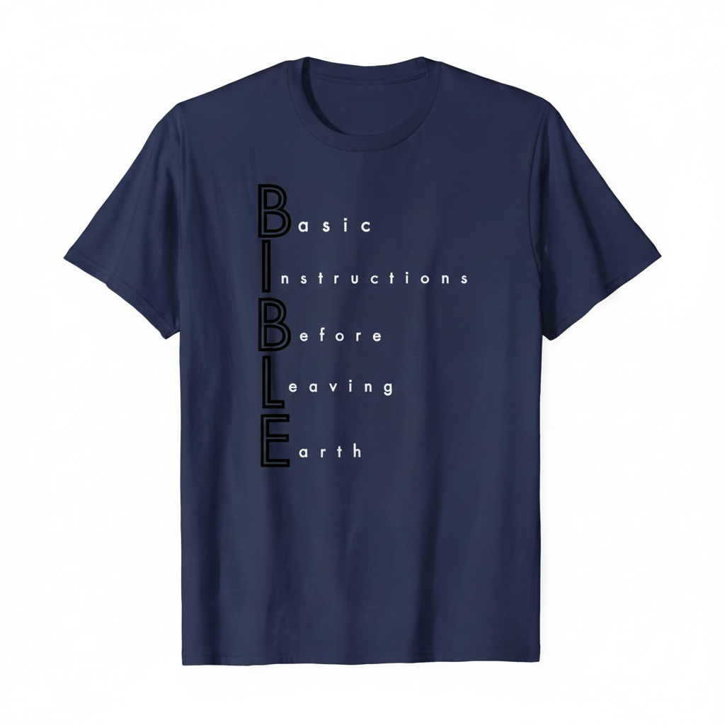 Navy Blue T-Shirt Mockup